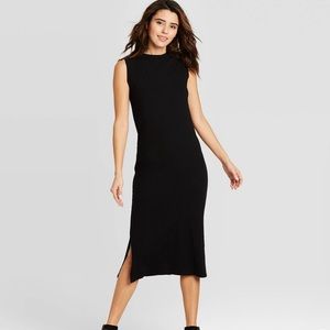 Target black knit midi dress